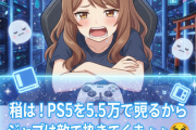 クソニー「頼む！PS5を5.5万で売るから日本人は買って助けてくれぇぇぇぇぇ😭」