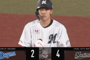 レアード安田連続タイムリーきたぁぁぁぁ！ロッテ3点奪い逆転！！