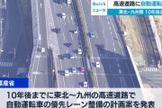 東北地方と九州地方までを結ぶ高速道路に自動運転レーン設置へ…ドローン飛行ルート設定も！