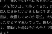 ママ「妹に大事なブレスレット壊されても大人な対応の長女最高?」←15万いいね