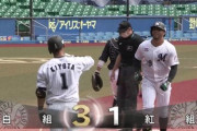マーティン、バックスクリーン弾きたぁぁぁぁ！！（ロッテ紅白戦）