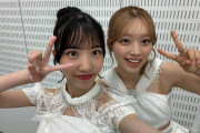 小林萌花【髪の毛は乾かした？】　大坪茉乃【まだ乾かしていません】　小林【乾かしなさい！】