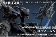 アーマードコアのプラモシリーズがバンダイより発売決定！お値段なんと…
