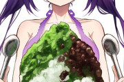 【FGO】抹茶かき氷を食べるツインテスカディ様！！　最強の甘味ですね！