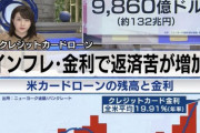【あっ…画像】クレカ社会の米国がインフレのせいでとんでもないことになってる‥‥→「残高132兆円・平均金利19.9％」