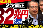 【コロナ経済対策】第２次補正予算　追加歳出３２兆円【真水】