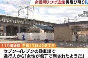 【悲報】京都コンビニ女性刃物切りつけ事件　警察から逃走中の40歳男が１０ｍ下に飛び降り、死亡