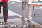 外国人「日本で100歳以上が約10万人に…これは明るいニュースなのか…？」