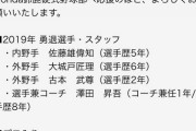 2014ドラフトで中日から育成指名の佐藤雄偉知が引退