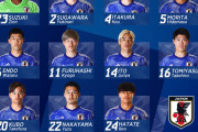 【速報】サッカー日本代表vsチュニジア戦のスタメン発表キターー！！ｗｗｗｗｗｗｗ
