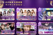 ｢のぎ動画 年間視聴ランキング 2022｣ の2位～10位がコチラ！！！【乃木坂46】