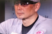 画像　サヨナラの瞬間の吉井監督、悟りを開いたのような表情