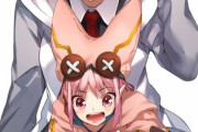 【FGO】へりがるさんのマシュとハベトロットイラスト！！　ハベトロットのカバンの中には何が入ってるのかな？