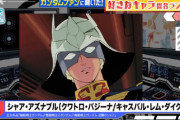 【画像】「ガンダム」ファン1万人が選ぶ、好きなキャラクターTOP10が発表されるｗｗｗｗ