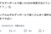 【悲報】アイドルの彩音ちゃん、バカデカダンボールで届いた大量の坂道のCDの処分に困り果てる