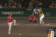 【阪神対広島14回戦】阪神対広島は２－２で延長１２回引き分け