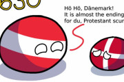 【デンマーク】皮肉な救世主【ポーランドボール】