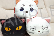 『銀魂』ふわふわで抱きかかえたくなるロングクッション！ゆる可愛い表情のギン猫・ヅラ猫・定春が登場
