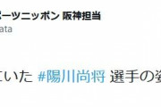 阪神陽川、一軍昇格