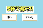 正しいものを5秒で選べ！