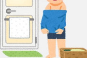 父＆弟(母の再婚相手＆連れ子)との常識レベルの差が激しすぎて辛い　バスルームから全裸で出てくるな　バスローブ着るかせめてタオルで前だけでも隠せ