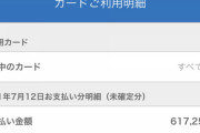 【悲報】来月のクレカ支払い飛ぶことが決まる