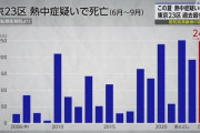 東京23区、熱中症で248人死亡、エアコン未使用が8割
