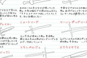 【画像】X民「男子はみんな大好きな『世界の剣』がこちら！」←お前らはどれが好き？