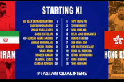 ◆W杯予選◆アジア2次 C組5節 イラン×香港 イランもたつきながらも3-1で香港振り切りC組2位浮上