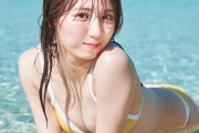 SKE48 菅原茉椰 1st写真集 沖縄の海での水着先行カット解禁！