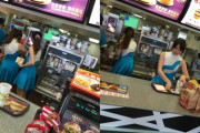 【画像】台湾のマクドの女子店員のレベルwwwwww