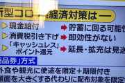 【速報】もうダメだ日本政府。期待されていたコロナ対策を全て拒否しクーポン券に決定へ