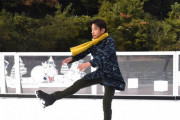 【速報】ムーミンパークに湖上スケートリンク爆誕！織田信成が樹脂リンクで華麗な舞！「転んでも冷たくないし比較的安全」って、もう氷上でやらないの？ｗｗｗ