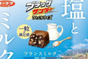 ブラックサンダーに新味『ひとくちサイズ 塩とミルク』が7月11日から登場！フランスミルクとロレーヌ岩塩を使用