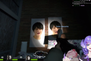 にじENのL4D2コラボ、田角ポスター貼ってあって草