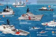 米国沿岸警備隊、西太平洋に艦艇を配備へ、中国の妨害行為に対抗…陸海空軍などと並ぶ六つの軍種の一つ！