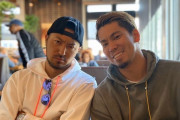 カープ菊池涼介＆前田健太がアメリカで再会！ハンバーガーランチの写真をUP