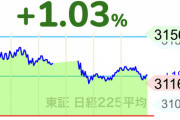 日経平均終値、３１７円高の３万１２３３円…３３年ぶり高値更新