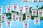 【緊急】来週の名古屋､最高気温40度が続く 佐賀･熊本･熊谷･岐阜･京都･伊勢崎も40度予想