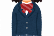 【画像】発育が良すぎて制服浮いちゃってるJK