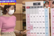 【画像】女子アナが放送事故w