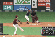 【スギノール来日】日ハム杉谷、今シーズン初安打がホームラン！！