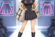 スカート派のガル民さん