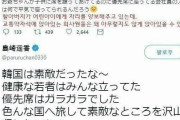島崎遥香氏「韓国は素敵だった」「健康な若者は老人や弱者に席を譲り自分は立っていた」→右翼「反日と見なしますが宜しいですか？」　韓国の反応