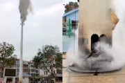 【動画】中国のクソガキ、電波塔に爆竹を投げ込んで燃やしてしまう。