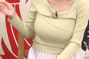 【画像】Hカップの女子アナ、見つかるw