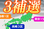 【読売情勢調査】衆議院３補欠選挙、立憲民主は全てで優勢「乞うご期待！！ｗ」