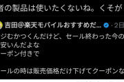 【悲報】有名YouTuber「セールで買ったのに後から値下げした！ムカついたから返品！)