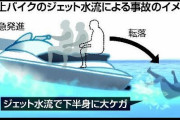 水上バイク急加速で女性を海上に落としジェット噴流が肛門直撃。臓器パンク死させた会社員男を略式起訴 |  失血死とかどういう状況だよ  |  ジェット水流ってそんなすごいの？