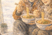 氷上ワカサギ釣りのテントで食うチキンラーメンの旨さは異常